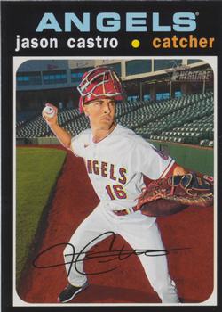 #627 Jason Castro - Los Angeles Angels - 2020 Topps Heritage Baseball