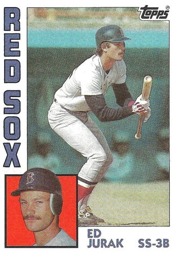 #628 Ed Jurak - Boston Red Sox - 1984 Topps Baseball