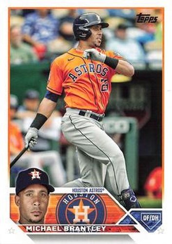 #628 Michael Brantley - Houston Astros - 2023 Topps Baseball