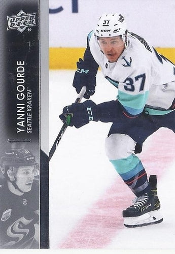 #628 Yanni Gourde - Seattle Kraken - 2021-22 Upper Deck Hockey