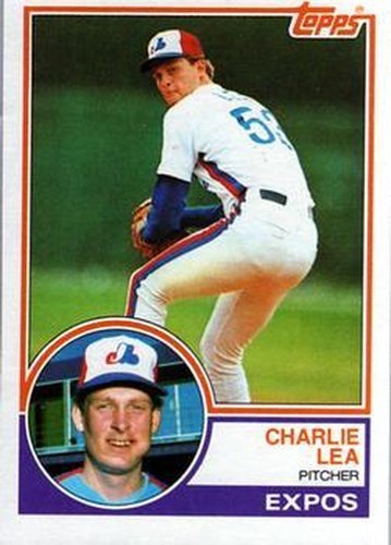 #629 Charlie Lea - Montreal Expos - 1983 Topps Baseball