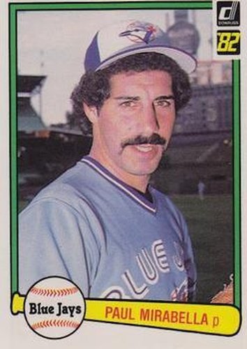 #629 Paul Mirabella - Toronto Blue Jays - 1982 Donruss Baseball