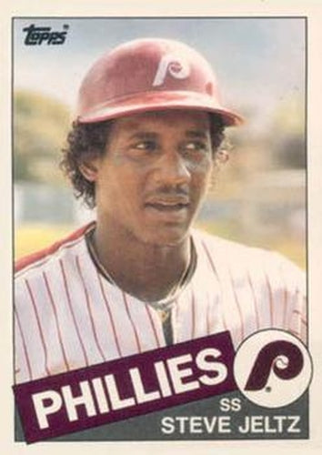 #62T Steve Jeltz - Philadelphia Phillies - 1985 Topps Traded Baseball