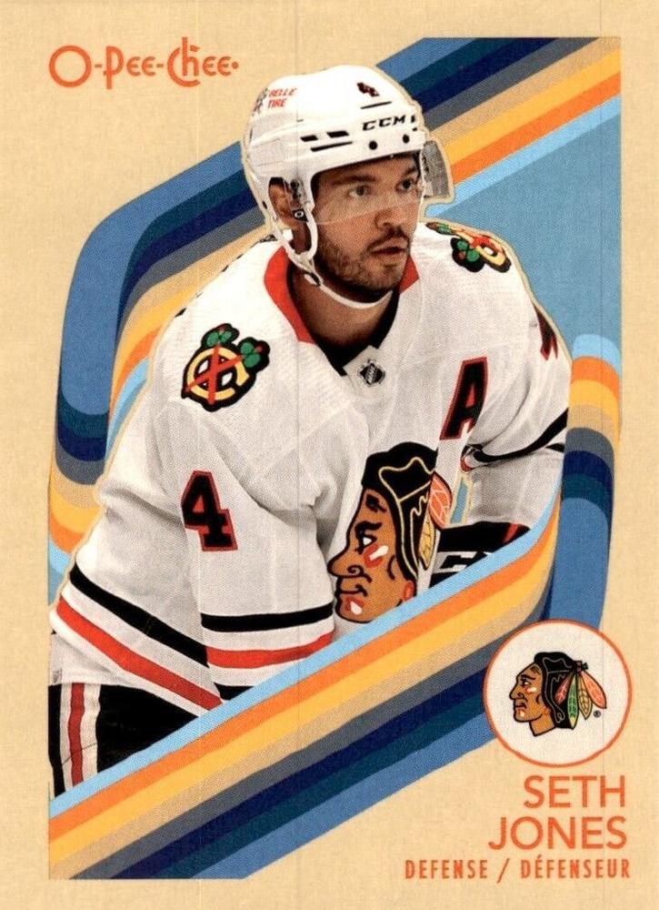 #62 Seth Jones - Chicago Blackhawks - 2023-24 O-Pee-Chee - Retro Hockey