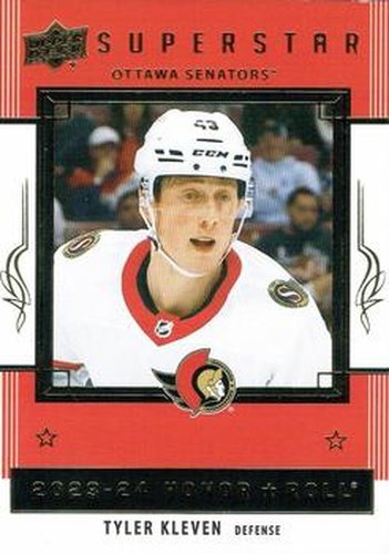 #HR62 Tyler Kleven - Ottawa Senators - 2023-24 Upper Deck - Honor Roll Hockey