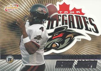 #62 Kerry Joseph - Ottawa Renegades - 2003 Pacific Atomic CFL Football