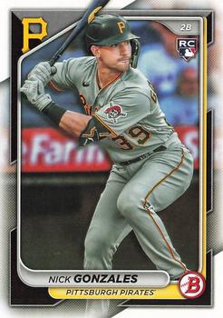 #62 Nick Gonzales - Pittsburgh Pirates - 2024 Bowman Baseball