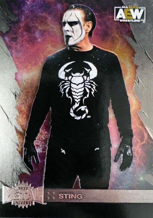 #62 Sting - 2022 SkyBox Metal Universe AEW Wrestling
