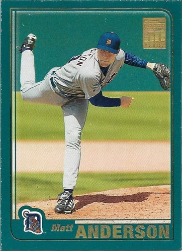 #62 Matt Anderson - Detroit Tigers - 2001 Topps Baseball
