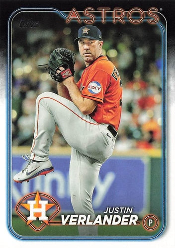 #62 Justin Verlander - Houston Astros - 2024 Topps Baseball