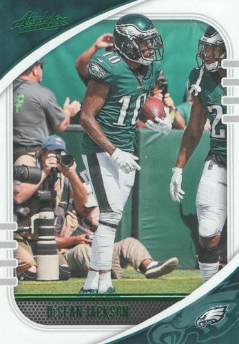 #62 DeSean Jackson - Philadelphia Eagles - 2020 Panini Absolute - Green Football