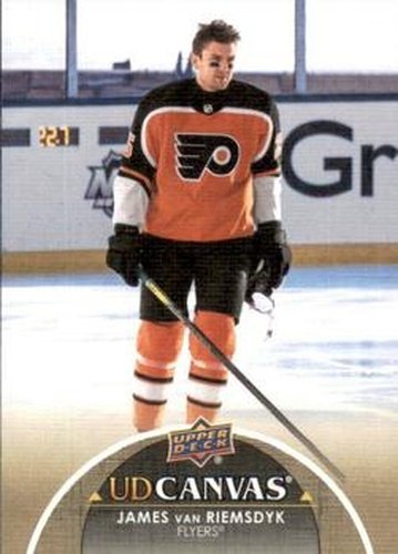 #C62 James van Riemsdyk - Philadelphia Flyers - 2021-22 Upper Deck - UD Canvas Hockey