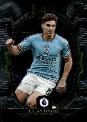 #62 Julian Alvarez - Manchester City - 2022-23 Panini Select Premier League Soccer