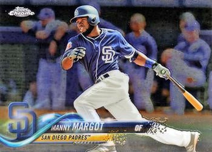 #62 Manny Margot - San Diego Padres - 2018 Topps Chrome Baseball