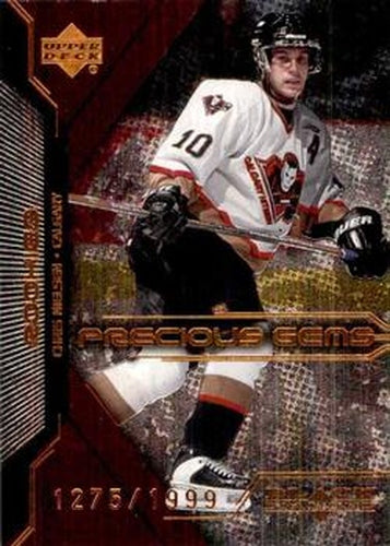 #62 Chris Nielsen - Calgary Hitmen - 2000-01 Upper Deck Black Diamond Hockey