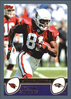#62 Frank Sanders - Baltimore Ravens - 2003 Topps Football