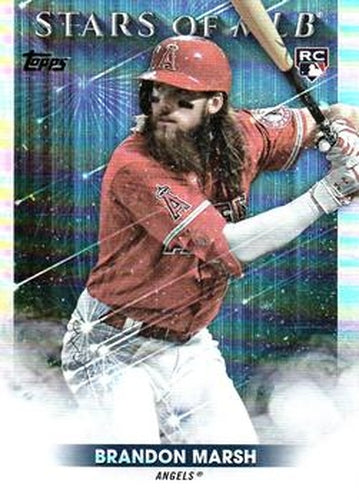 #SMLB-62 Brandon Marsh - Los Angeles Angels - 2022 Topps Update - Stars of MLB Baseball