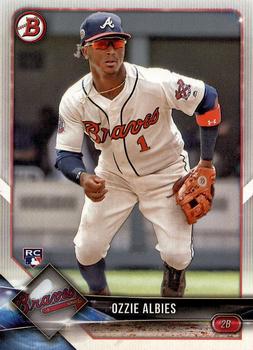 #62 Ozzie Albies - Atlanta Braves - 2018 Bowman Baseball