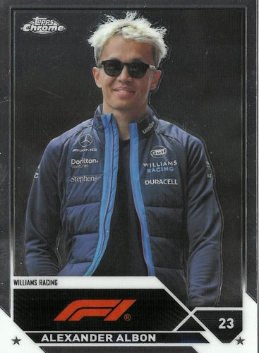 #62 Alexander Albon - Williams Racing - 2023 Topps Chrome Formula 1 Racing