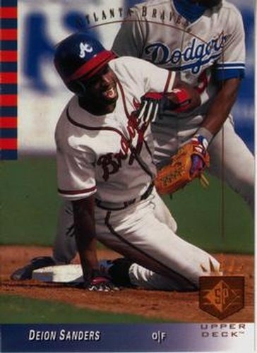 #62 Deion Sanders - Atlanta Braves - 1993 SP Baseball