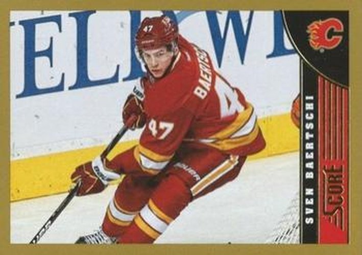 #62 Sven Baertschi - Calgary Flames - 2013-14 Score - Gold Hockey
