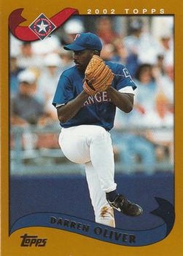 #62 Darren Oliver - Texas Rangers - 2002 Topps Baseball