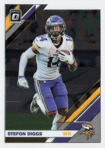 #62 Stefon Diggs - Minnesota Vikings - 2019 Donruss Optic Football