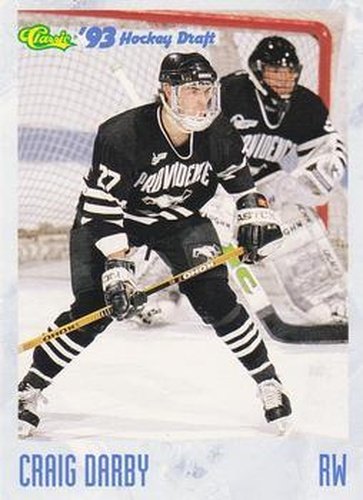 #62 Craig Darby - Providence Friars - 1993 Classic '93 Hockey Draft Hockey
