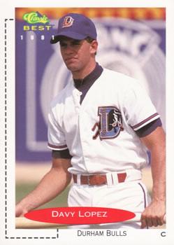 #62 Javy Lopez - Durham Bulls - 1991 Classic Best Baseball