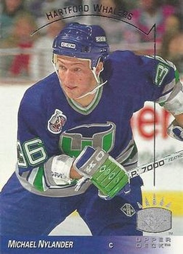 #62 Michael Nylander - Hartford Whalers - 1993-94 Upper Deck - SP Hockey
