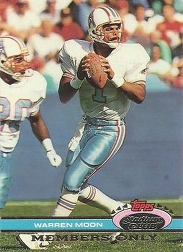 #NNO Warren Moon - Houston Oilers - 1991 Stadium Club Members Only