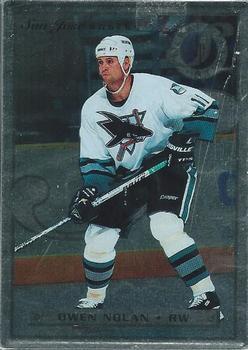 #62 Owen Nolan - San Jose Sharks - 1996-97 Leaf Preferred - Steel Hockey