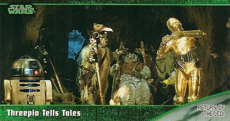 #62 Threepio Tells Tales - 1997 Topps Widevision Star Wars Trilogy