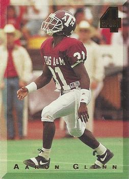 #62 Aaron Glenn - Texas A&M Aggies / New York Jets - 1994 Classic Four Sport