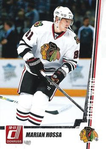 #62 Marian Hossa - Chicago Blackhawks - 2010-11 Donruss Hockey