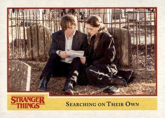#62 Searching on Their Own - 2018 Topps Stranger Things