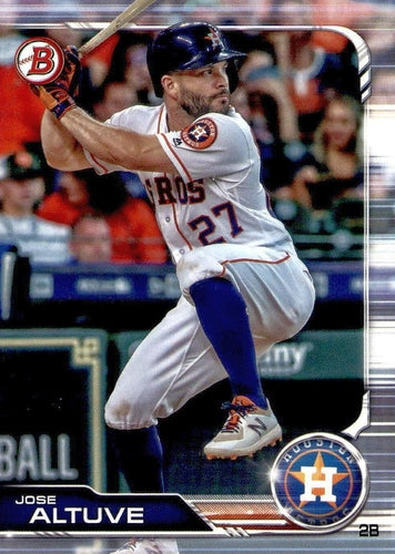 #62 Jose Altuve - Houston Astros - 2019 Bowman Baseball