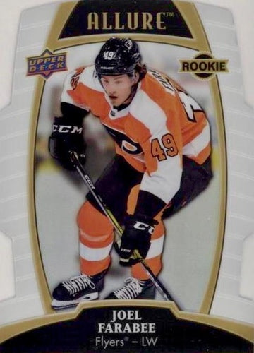 #62 Joel Farabee - Philadelphia Flyers - 2019-20 Upper Deck Allure - White Rainbow Hockey