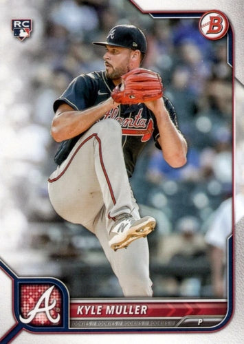 #62 Kyle Muller - Atlanta Braves - 2022 Bowman Baseball
