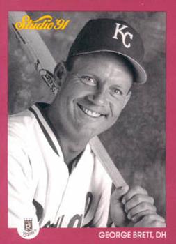 #62 George Brett - Kansas City Royals - 1991 Studio Baseball