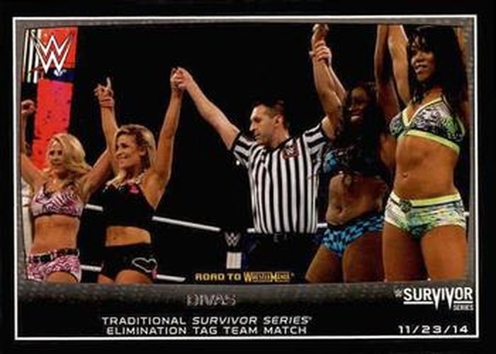 #62 Divas - 2015 Topps WWE Road to Wrestlemania Wrestling