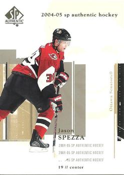 #62 Jason Spezza - Ottawa Senators - 2004-05 SP Authentic Hockey