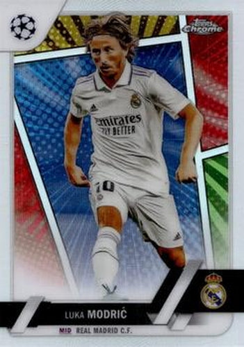 #62b Luka Modri? - Real Madrid CF - 2022-23 Topps Chrome UEFA Club Competitions Soccer
