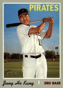 #630 Jung Ho Kang - Pittsburgh Pirates - 2019 Topps Heritage Baseball