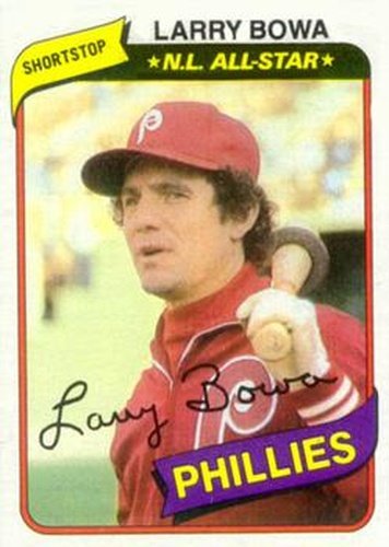 #630 Larry Bowa - Philadelphia Phillies - 1980 Topps Baseball