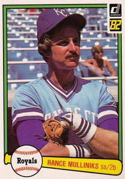 #630 Rance Mulliniks - Kansas City Royals - 1982 Donruss Baseball