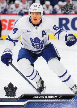 #630 David Kampf - Toronto Maple Leafs -2023-24 Upper Deck Hockey