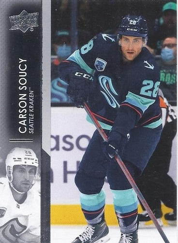 #630 Carson Soucy - Seattle Kraken - 2021-22 Upper Deck Hockey
