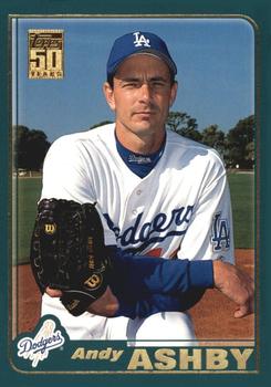 #630 Andy Ashby - Los Angeles Dodgers - 2001 Topps Baseball