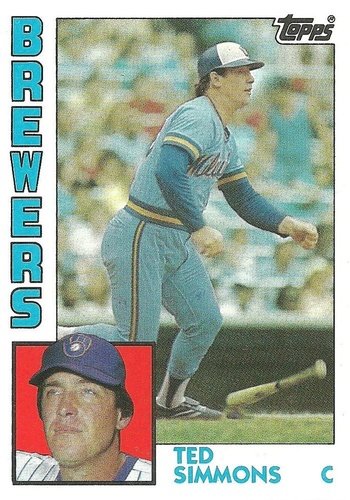 #630 Ted Simmons - Milwaukee Brewers - 1984 Topps Baseball